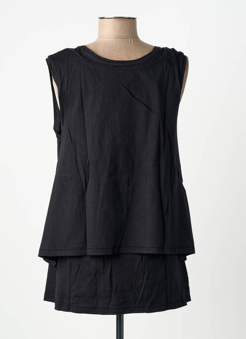 Top sans manche sans manche noir FINETTE femme