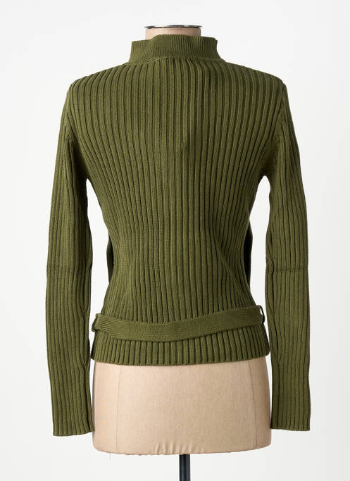 Gilet manches longues vert MASSANA femme