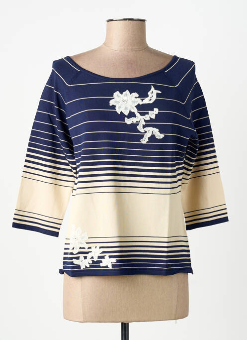 Top bleu FINETTE femme