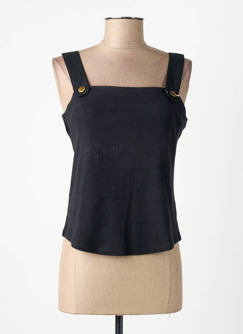 Top noir CARNET DE BORD femme