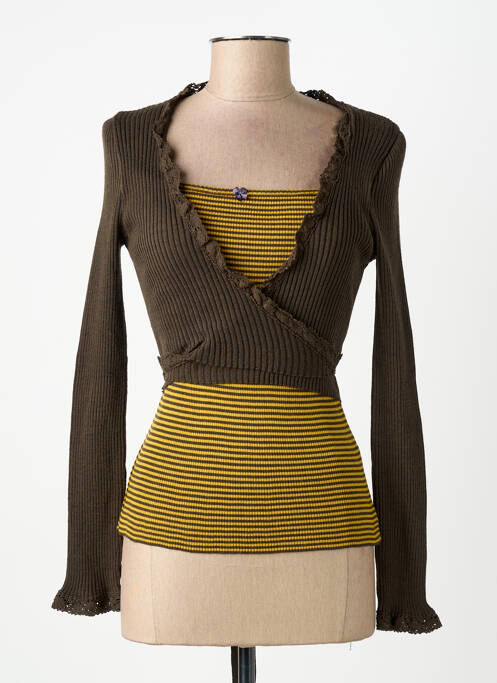 Twin-set marron INFINITIF femme