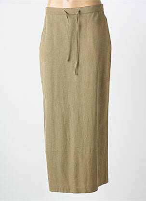 Jupe longue fermeture zippée au dos beige ARMOR LUX femme