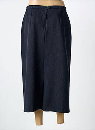 Jupe longue fermeture zippée au dos bleu PRUNELLE femme