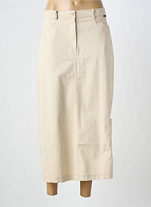 Jupe longue coupe droite beige ARMOR LUX femme