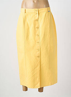 Jupe longue coupe droite jaune ARMOR LUX femme