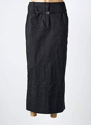Jupe longue coupe droite noir BOSCA femme