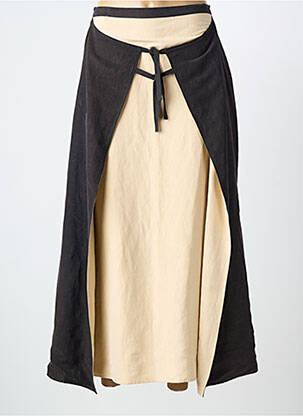 Jupe longue fermeture zippée au dos noir KATMAI femme