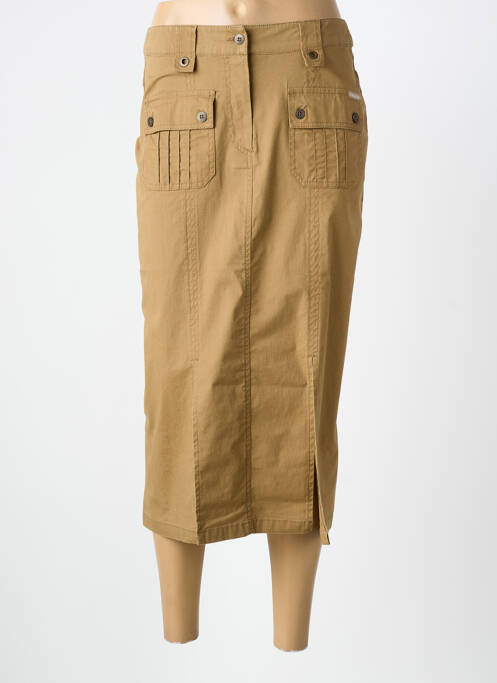 Jupe longue coupe droite beige ARMOR LUX femme