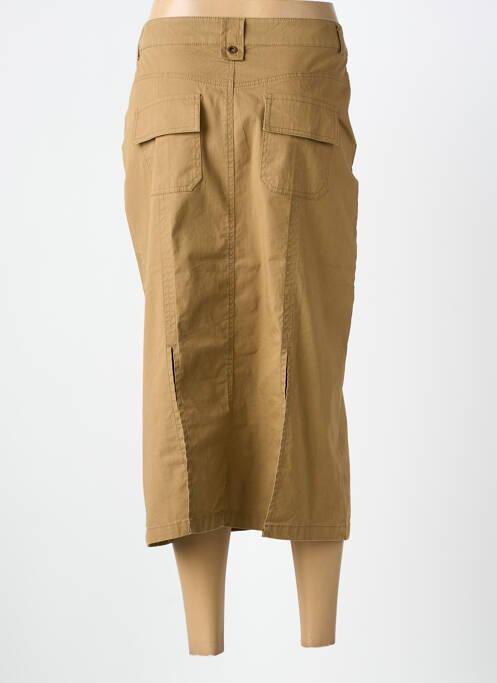 Jupe longue coupe droite beige ARMOR LUX femme