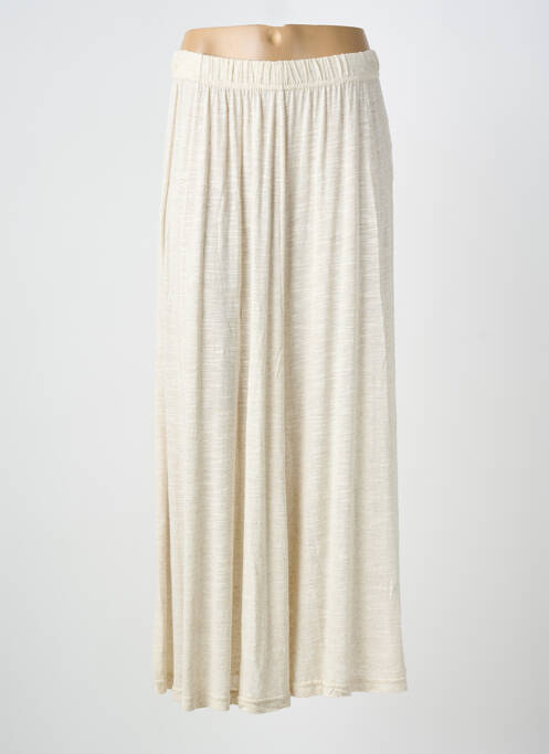 Jupe longue coupe évasée beige FINETTE femme