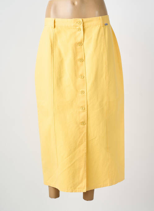 Jupe longue coupe droite jaune ARMOR LUX femme