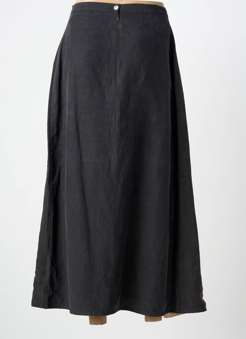 Jupe longue fermeture zippée au dos noir KATMAI femme