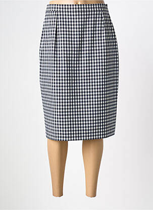 Jupe mi-longue noir PIER BÉ femme