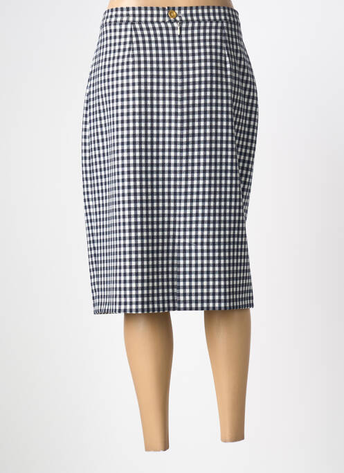 Jupe mi-longue coupe droite noir PIER BÉ femme