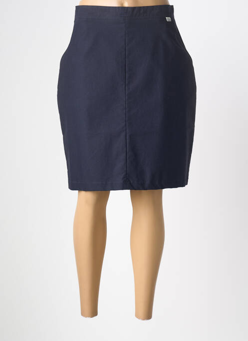 Jupe mi-longue coupe droite bleu ARMOR LUX femme