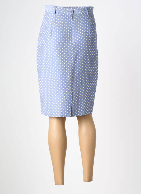 Jupe mi-longue bleu ALTAMIRA femme