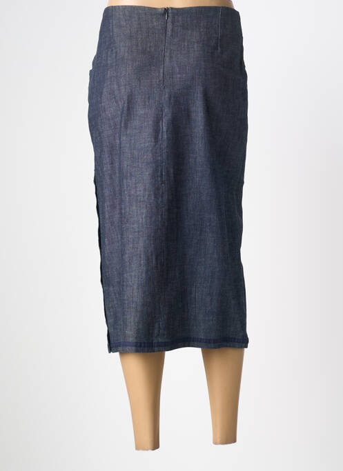 Jupe mi-longue bleu PAUL BRIAL femme
