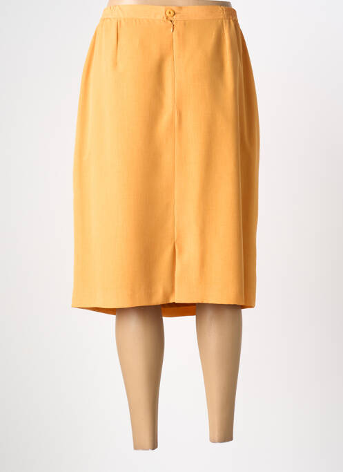 Jupe mi-longue jaune PIER BÉ femme