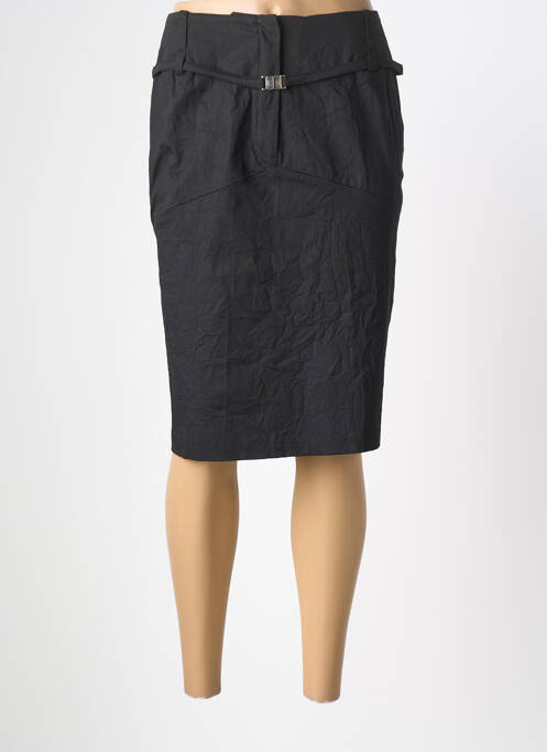 Jupe mi-longue noir BOSCA femme