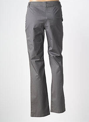 Pantalon droit tissage popeline taille normale gris ARMOR LUX femme