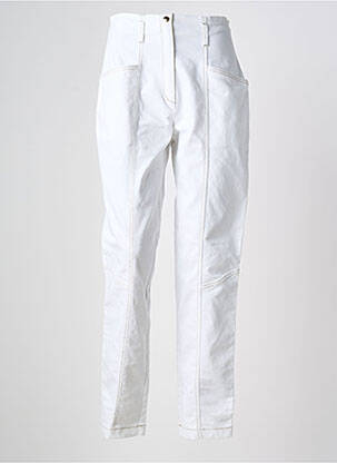 Pantalon slim stretch taille normale blanc PAUL BRIAL femme