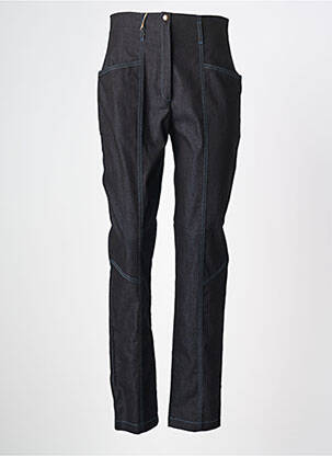 Pantalon slim fermeture zippée sous rabat boutonné taille normale noir PAUL BRIAL homme