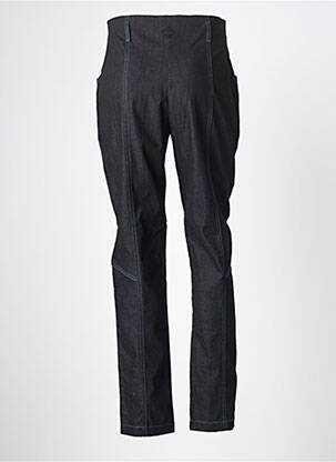 Pantalon slim fermeture zippée sous rabat boutonné taille normale noir PAUL BRIAL homme