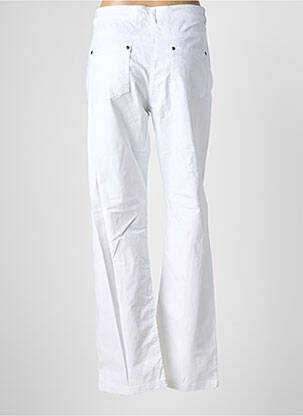 Jeans coupe droite taille normale taille normale blanc CLAUDE DE SAIVRE femme