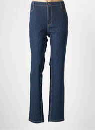 Jeans coupe slim tissage brut taille normale bleu WALTRON femme