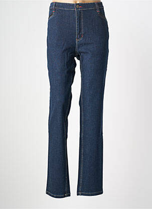 Jeans coupe slim tissage brut taille normale bleu WALTRON femme