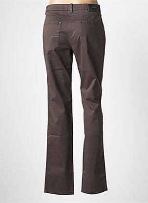 Pantalon droit stretch taille normale marron JOCAVI femme