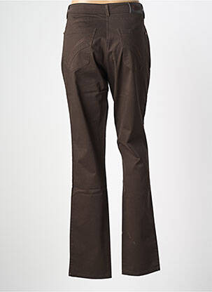 Pantalon droit stretch taille normale marron JOCAVI femme