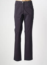 Pantalon droit stretch taille normale bleu JOCAVI femme