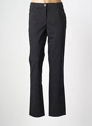 Pantalon droit stretch taille normale noir JOCAVI femme