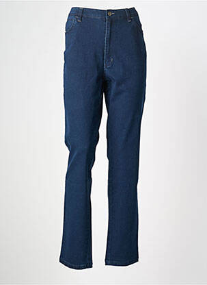Jeans coupe slim tissage brut taille normale bleu WALTRON femme
