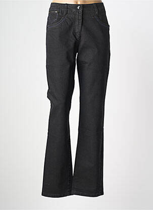Jeans coupe droite taille normale taille normale noir JOCAVI femme