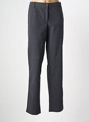 Pantalon chino tissage popeline taille normale gris JOCAVI femme