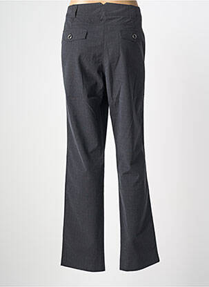 Pantalon chino tissage popeline taille normale gris JOCAVI femme