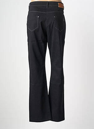 Jeans coupe droite stretch taille normale noir CLAUDE DE SAIVRE femme