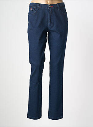 Jeans coupe slim tissage brut taille normale bleu WALTRON femme