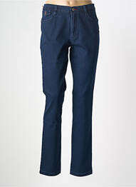 Jeans coupe slim tissage brut taille normale bleu WALTRON femme