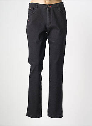 Jeans coupe slim tissage brut taille normale noir WALTRON femme