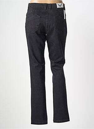 Jeans coupe slim tissage brut taille normale noir WALTRON femme