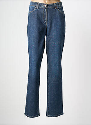 Jeans coupe droite taille normale taille normale bleu JOCAVI femme