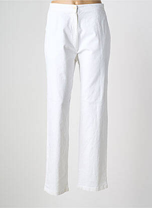 Jeans coupe droite blanc ARMOR LUX femme