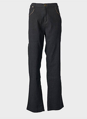 Jeans coupe droite noir CLAUDE DE SAIVRE femme