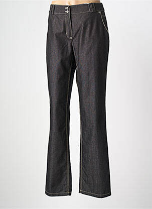 Jeans coupe droite noir GELCO femme