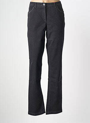 Jeans coupe droite noir JOCAVI femme