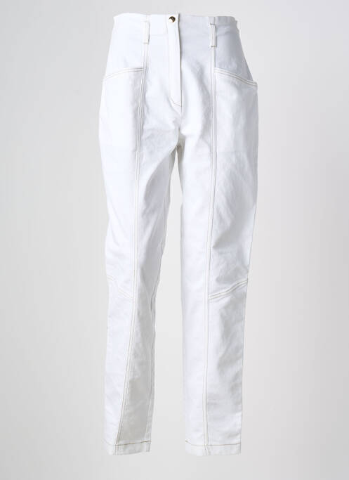 Pantalon slim stretch taille normale blanc PAUL BRIAL femme