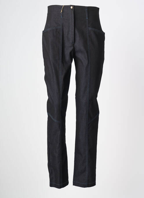 Pantalon slim fermeture zippée sous rabat boutonné taille normale noir PAUL BRIAL homme